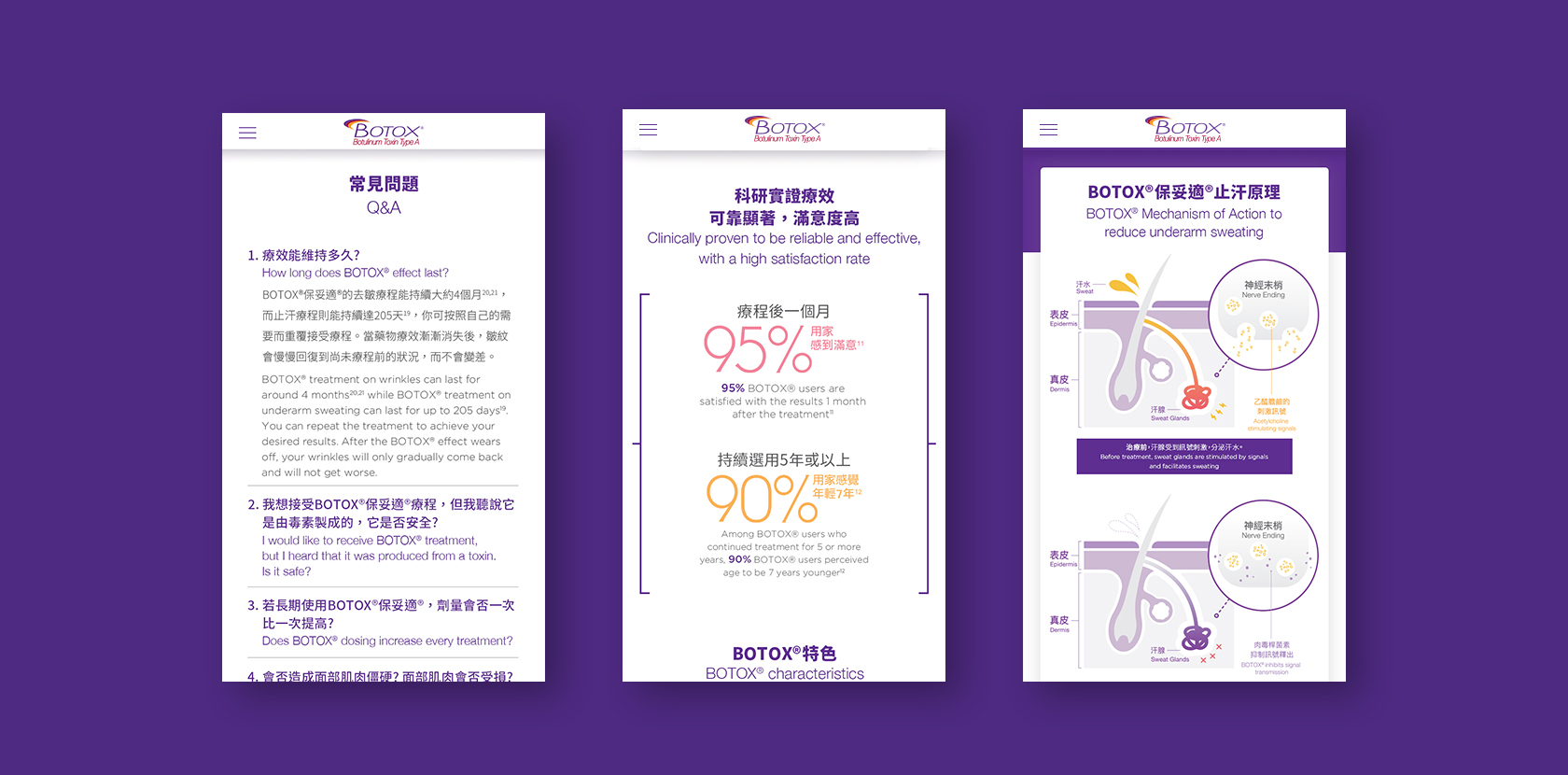 BOTOX WEBSITE REVAMP
