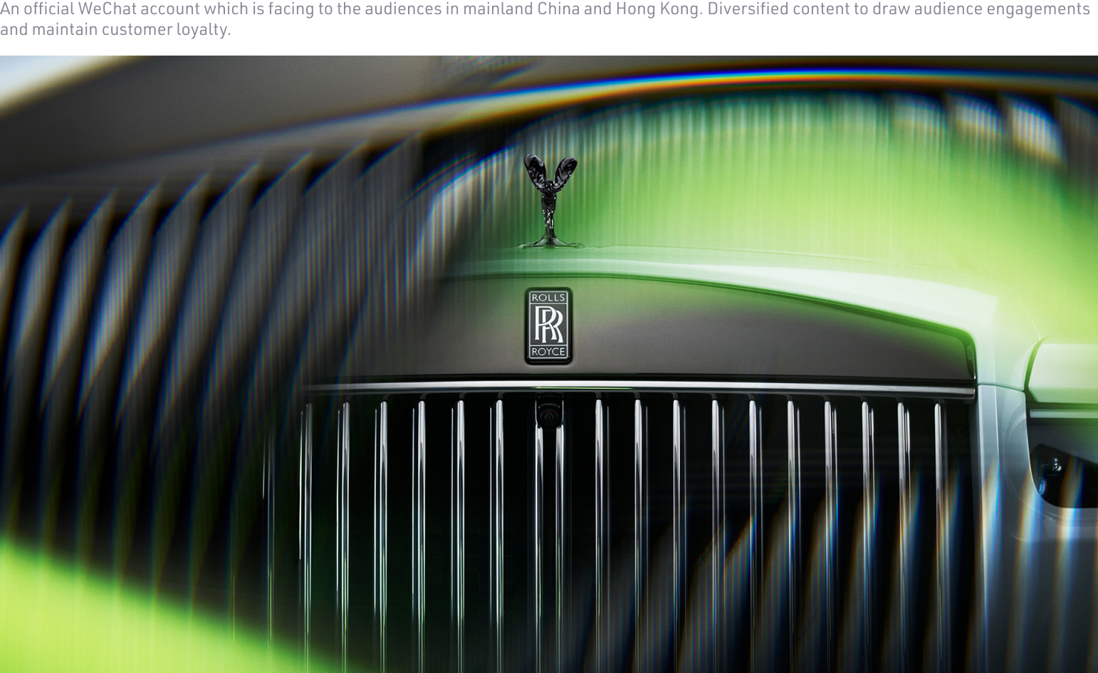 ROLLS ROYCE WECHAT MAINTENANCE
